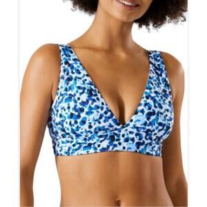 Tommy Bahama Palm Modern leopard Bikini top